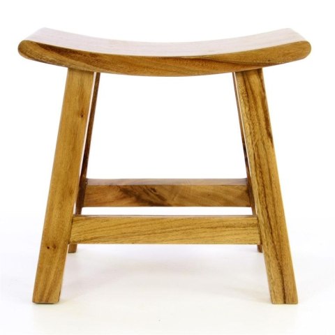 Taboret z azjatyckiego dębu Suar