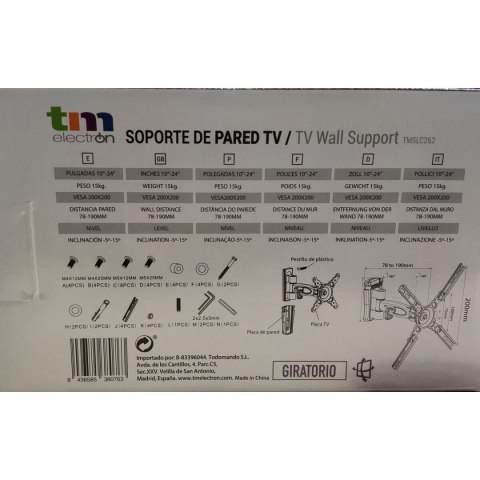 Uchwyt na TV TM Electron 15 kg 10"-24"