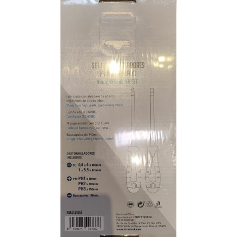 Zestaw wkrętaków Ferrestock (6 pcs)
