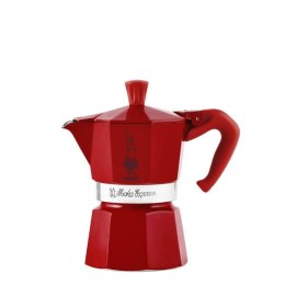 Włoska Kafeterka Bialetti Winter Wonderland Czerwony Srebrzysty Aluminium 3 Šálky