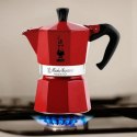 Włoska Kafeterka Bialetti Winter Wonderland Czerwony Srebrzysty Aluminium 3 Šálky