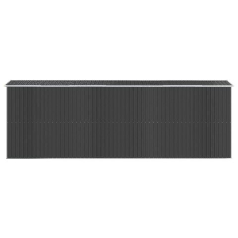 Szopa ogrodowa, antracytowa, 192x606x223 cm, stal galwanizowana