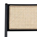 Fotel Czarny Naturalny Drewno Rattan Drewno kauczukowe 60,5 x 73,5 x 72,5 cm