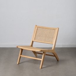 Fotel Naturalny Drewno Rattan 60,5 x 73,5 x 72,5 cm