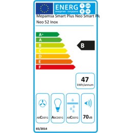 Okap konwencjonalny Mepamsa SMART PLUS NEO 52X 50 cm Stal