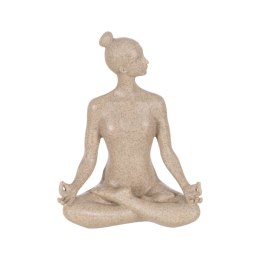 Figurka Dekoracyjna Beżowy Yoga 17,5 x 10,5 x 22,5 cm