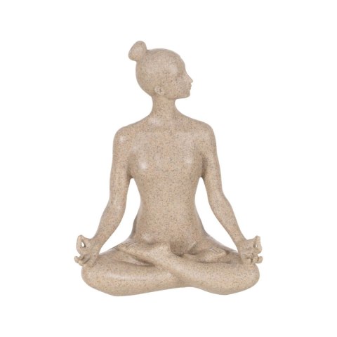 Figurka Dekoracyjna Beżowy Yoga 17,5 x 10,5 x 22,5 cm