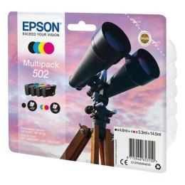 Zgodny pojemnik z tuszem Epson 502 Multipack 14,5 ml Żółty Czarny Turkusowy Magenta Tak