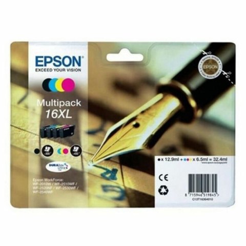 Zgodny pojemnik z tuszem Epson T16XL Czarny Cyan Magenta Żółty Turkusowy