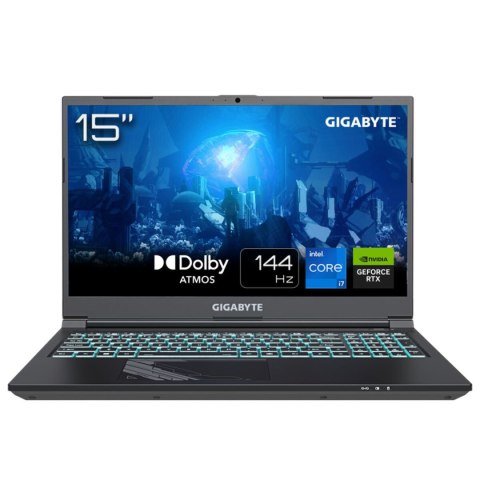 Laptop Gigabyte G5 MF5-52PT354SD 15" 16 GB RAM 1 TB SSD Qwerty Hiszpańska Qwerty portugalski I5-13500H Nvidia Geforce RTX 4050