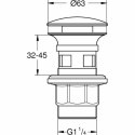 Korek Grohe 40824000 Szary