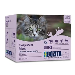 Karma dla kota Bozita Tasty meat menu 12 x 85 g