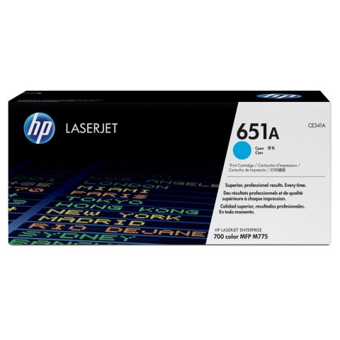 Toner Oryginalny HP 651A Czarny Turkusowy