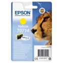 Oryginalny Wkład Atramentowy Epson T0714 Żółty