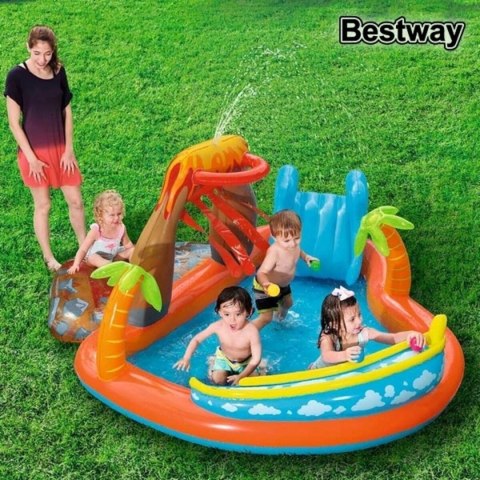 Nadmuchiwany basen C/C. PISCINA 2.65X2.65X1.04M HINCHABLE Bestway Wielokolorowy