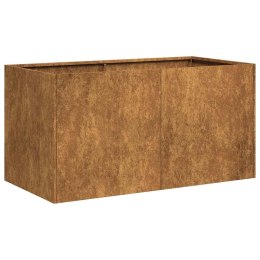 VidaXL Doniczka Rusty 80x40x40 cm Stal nierdzewna