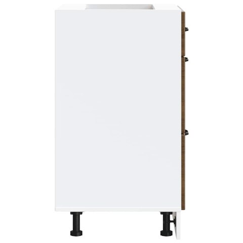 Szafka kuchenna dolna, Kalmar, brązowy dąb