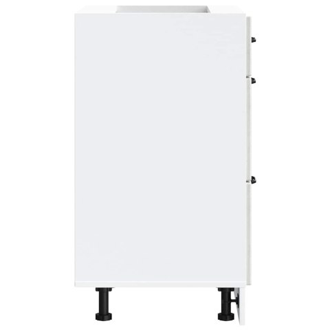 Szafka kuchenna dolna „Lucca" Betonowa szarość Drewno klejone