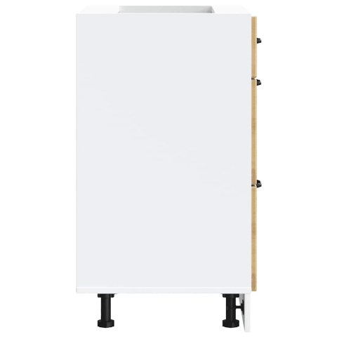 Szafka kuchenna dolna „Lucca" Dąb rzemieślniczy Drewno klejone