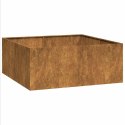 VidaXL Doniczka Rusty 100x100x40 cm Stal nierdzewna