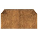 VidaXL Doniczka Rusty 100x100x40 cm Stal nierdzewna