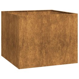 VidaXL Doniczka Rusty 100x100x80 cm Stal nierdzewna