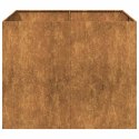 VidaXL Doniczka Rusty 100x100x80 cm Stal nierdzewna