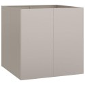 VidaXL Doniczka Rusty 80x80x80 cm Stal nierdzewna