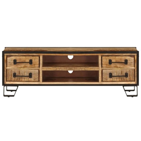 Szafka pod TV z szufladami, 120x30x40 cm, lite drewno mango Szafka pod TV z szufladami, 120x30x40 cm, lite drewno mango