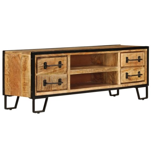 Szafka pod TV z szufladami, 120x30x40 cm, lite drewno mango Szafka pod TV z szufladami, 120x30x40 cm, lite drewno mango