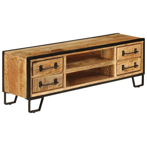 Szafka pod TV z szufladami, 120x30x40 cm, lite drewno mango Szafka pod TV z szufladami, 120x30x40 cm, lite drewno mango