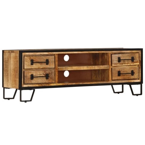 Szafka pod TV z szufladami, 120x30x40 cm, lite drewno mango Szafka pod TV z szufladami, 120x30x40 cm, lite drewno mango