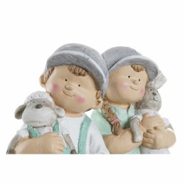 Figurka Dekoracyjna DKD Home Decor Włókno szklane Dzieci (2 pcs) (20 x 18 x 48 cm)