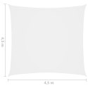 Kwadratowy żagiel ogrodowy, tkanina Oxford, 4,5x4,5 m, biały