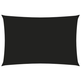 Prostokątny żagiel ogrodowy, tkanina Oxford, 2x4,5 m, czarny