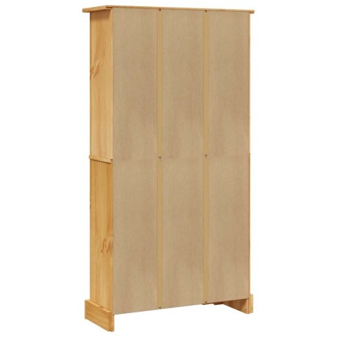 Biblioteczka w meksykańskim stylu Corona, sosna, 80x29x150 cm