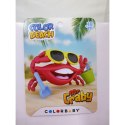 Zestaw zabawek plażowych Colorbaby Mr Craby Ø 18 cm polipropylen (16 Sztuk)