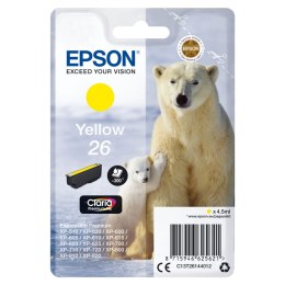 Oryginalny Wkład Atramentowy Epson C13T26144012 Żółty