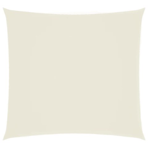 Żagiel ogrodowy, tkanina Oxford, kwadratowy, 4x4 m, kremowy