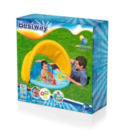 Bestway Basen dmuchany dla dzieci do nauki z demontowalnym dachem 115x89x76 cm +6 Miesięcy Ogrodowy 52568