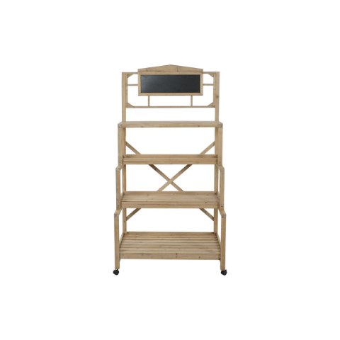 Regał Home ESPRIT Czarny Deska Drewno świerkowe 98 x 68 x 192 cm