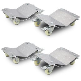 Wózkie Manewrowe Komplet 4szt BITUXX na kółkach Transportowe Profilowane Ze Stali