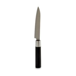 Nóż kuchenny Kinvara KT11-5604S05 Czarny Srebrzysty Stal nierdzewna Plastikowy 2,7 x 24,3 x 1,8 cm (12 Sztuk)