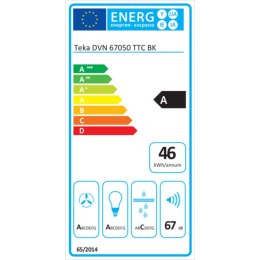 Okap konwencjonalny Teka DVN 67050 TTC BK 60 cm Czarny