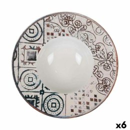 Talerz głęboki La Mediterránea Grecia Porcelana Ø 28 cm (6 Sztuk)