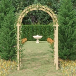 Pergola ogrodowa, 141x97x243 cm, impregnowane drewno sosnowe