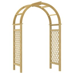 Pergola ogrodowa, 141x97x243 cm, impregnowane drewno sosnowe