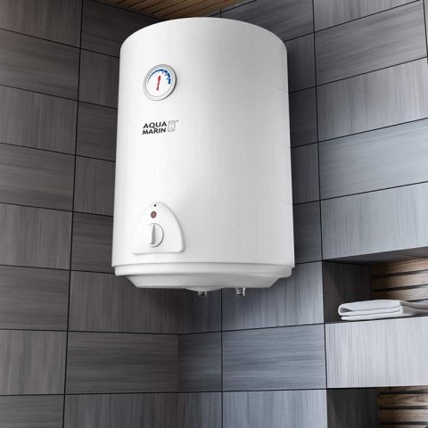 Elektryczny zbiornik ciepłej wody 50 l, biały