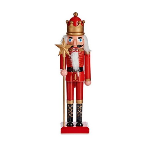 Figurka Dekoracyjna Czerwony Cascanueces 21,5 x 81 x 16 cm Plastikowy Figurka Dekoracyjna Czerwony Cascanueces 21,5 x 81 x 16 cm Plastikowy