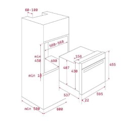 Piekarnik kompaktowy Teka HBC 535 2593 W 48 L